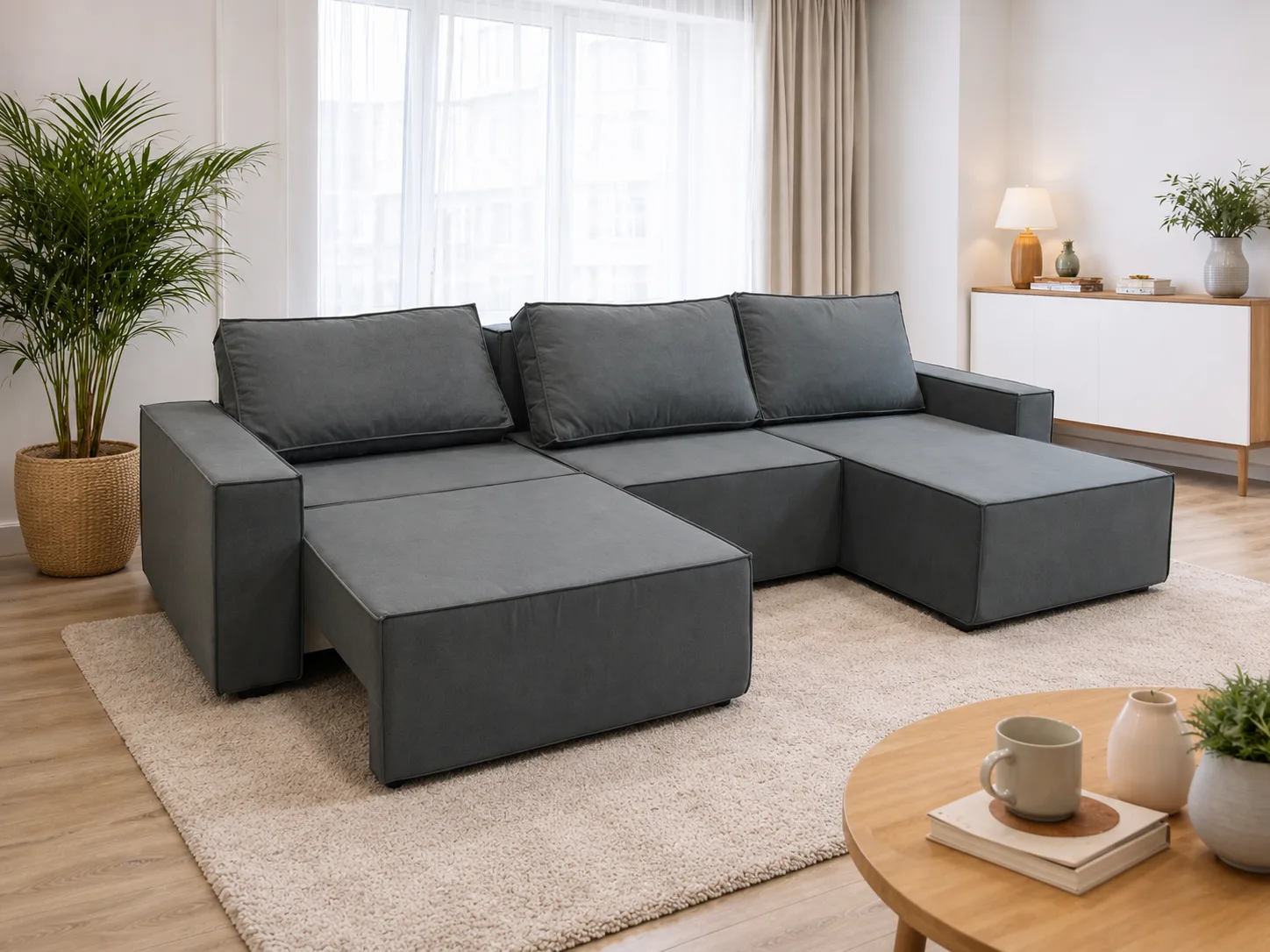 Диван DobryyYA Loft с разложенной секцией и подушкой Диван DobryyYA Loft с разложенной секцией и подушкой